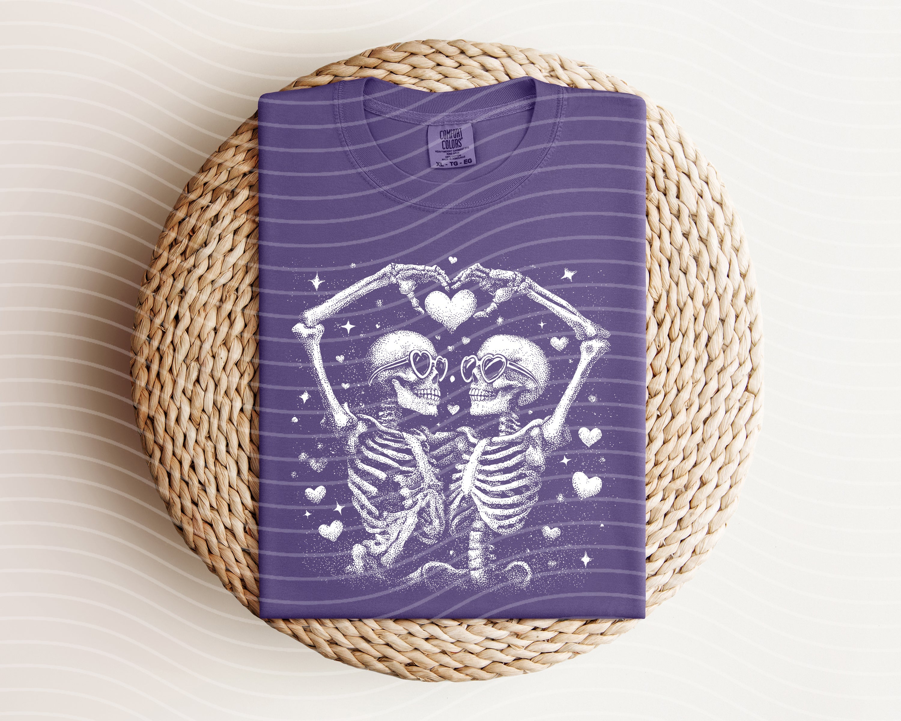 Black & White Skellies Graphic Tee