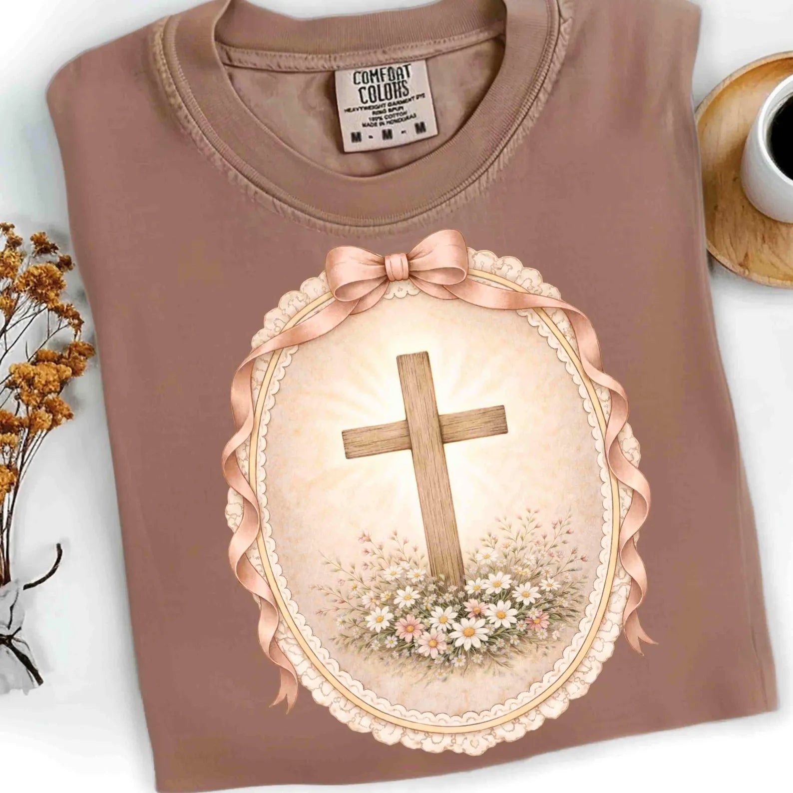 Framed Cross Graphic Tee