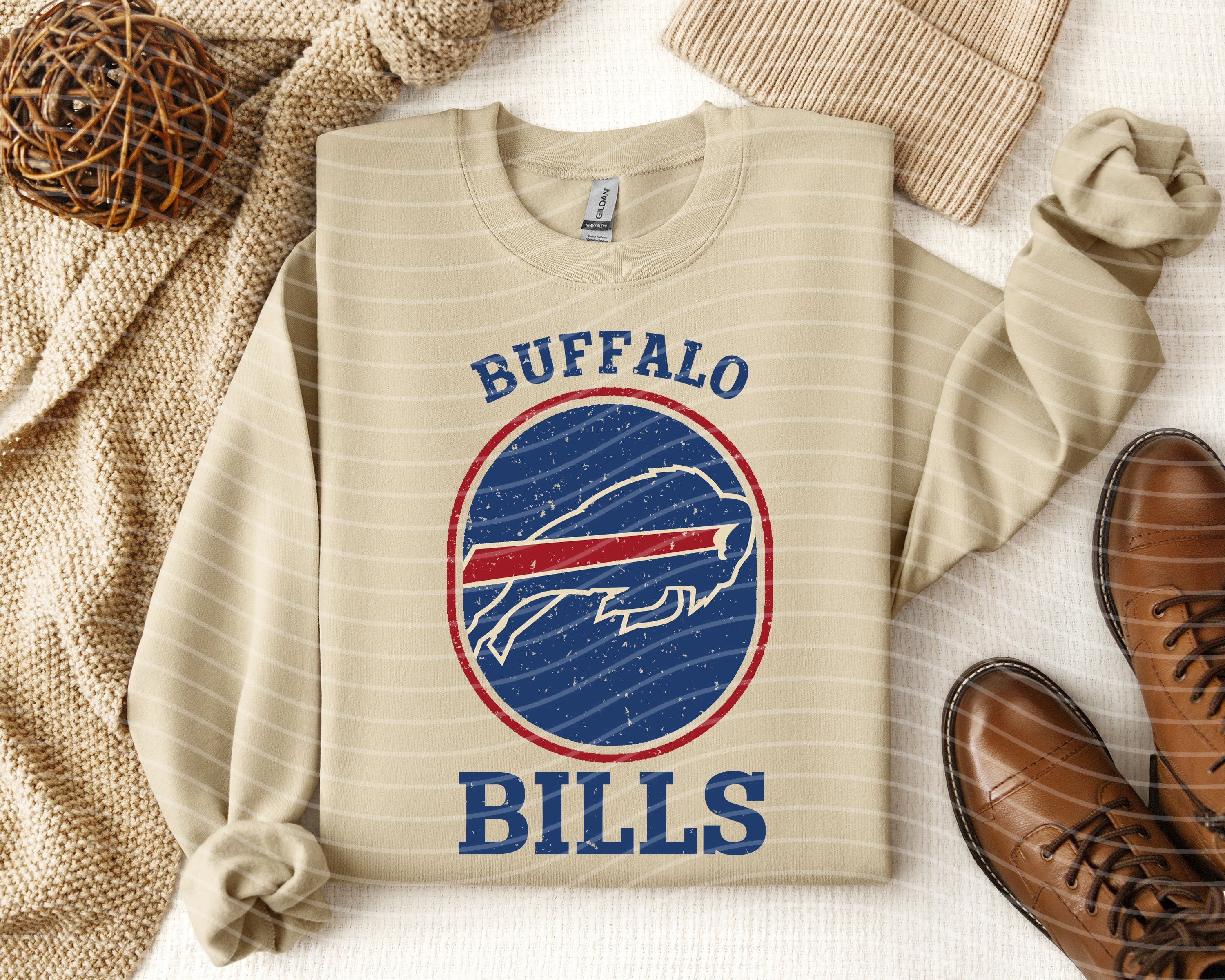 Bills Retro Stamp Graphic Tee
