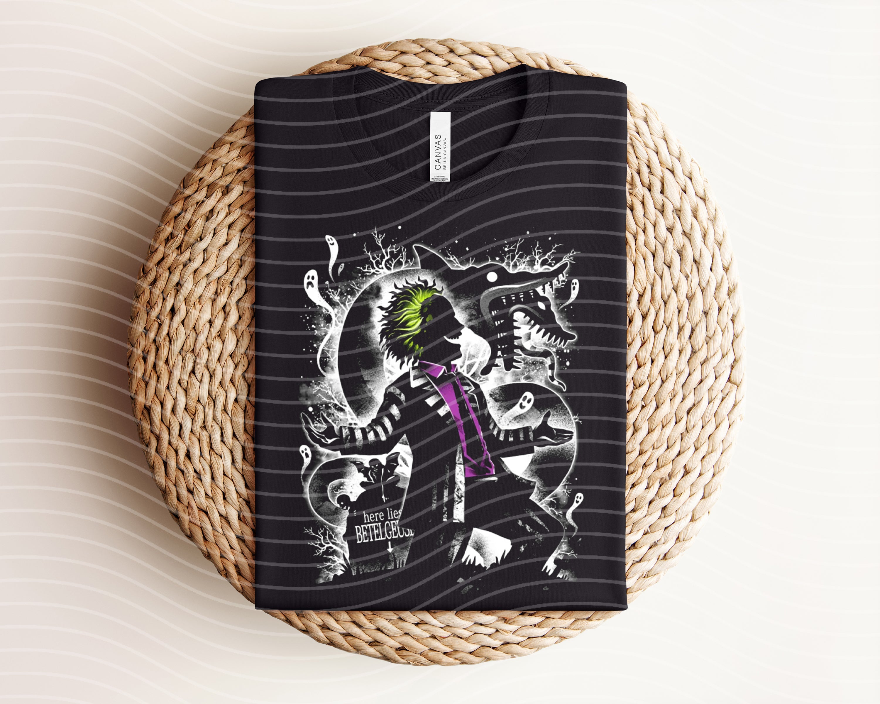 Beetlejuice Dark Graphic Tee