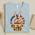 Patriotic Peace Graphic Tee