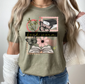 Book Worm Stamps Graphic Tee