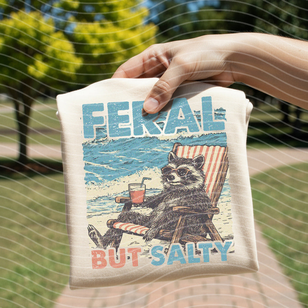 Feral But Salty Graphic Tee