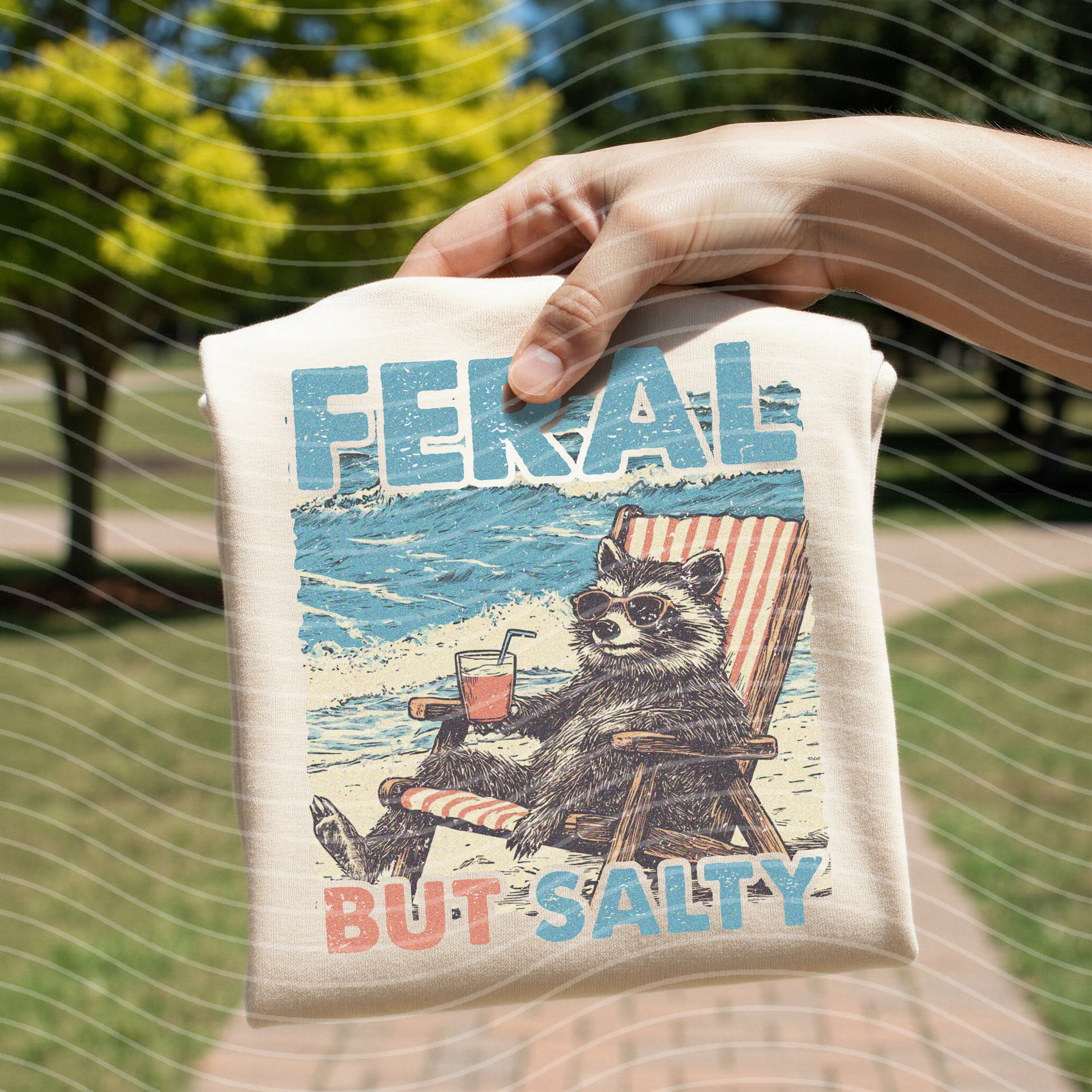 Feral But Salty Graphic Tee