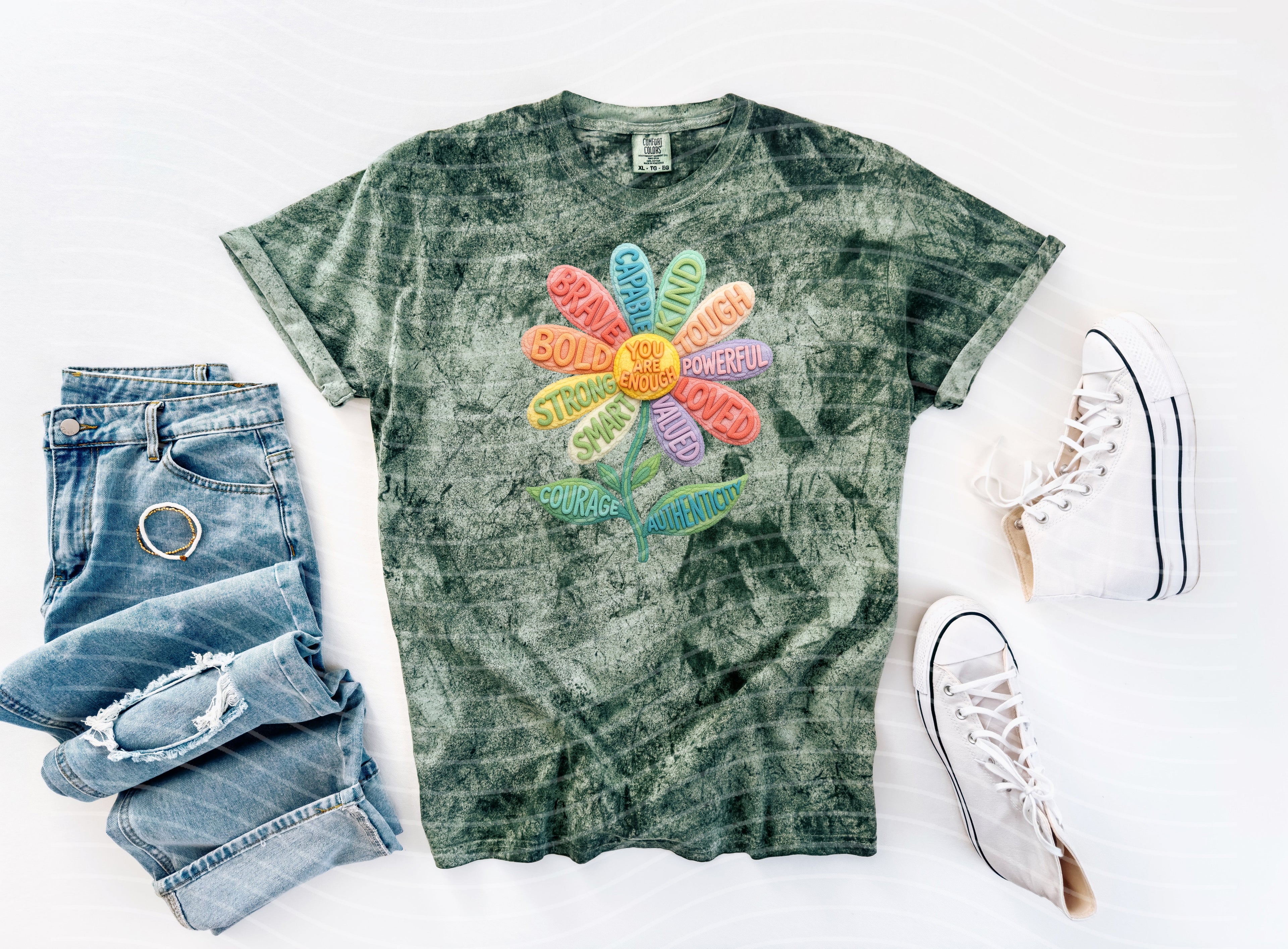 You are Flower Graphic Tee