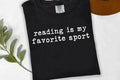 Reading is My Favorite Sport Graphic Tee
