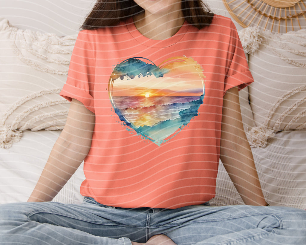 Beach Heart Graphic Tee