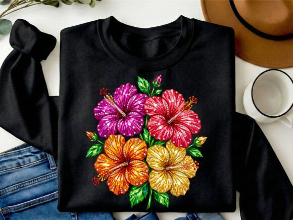 Aloha Flowers Graphic Tee