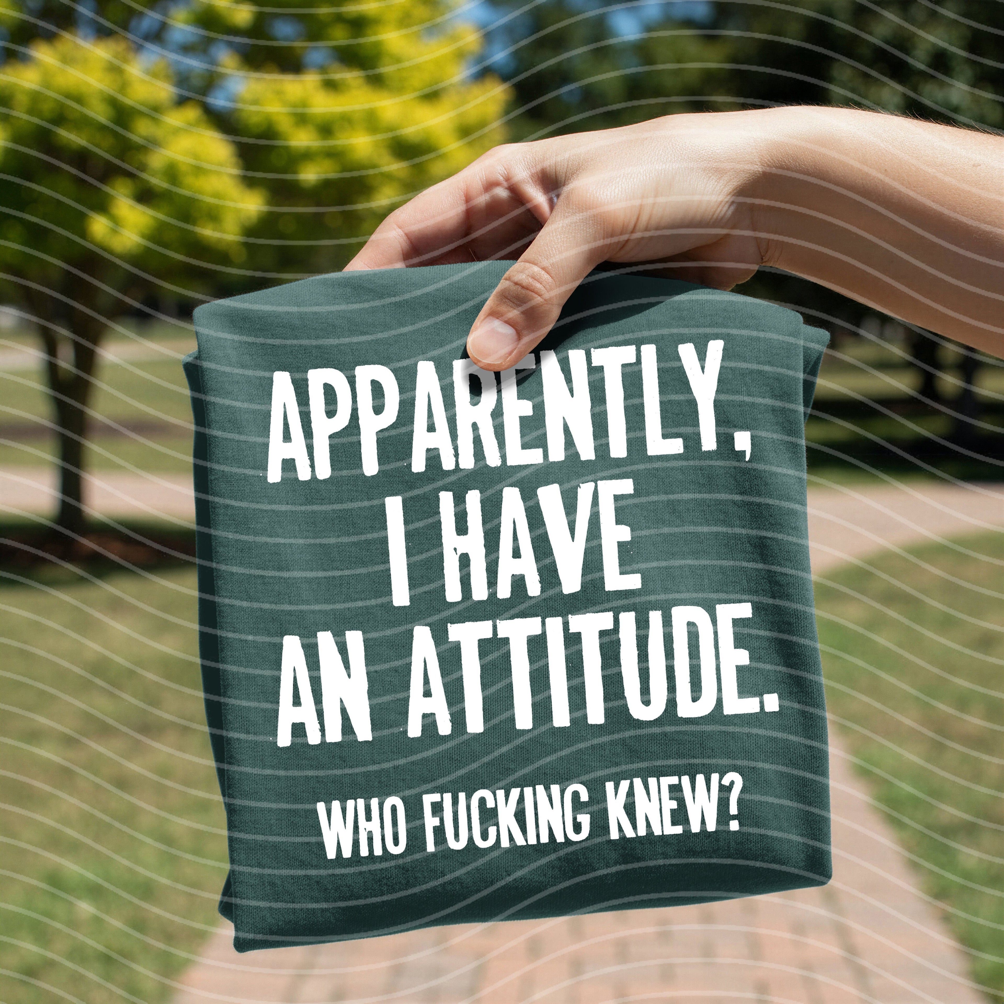 Apparently I Have an Attitude Graphic Tee