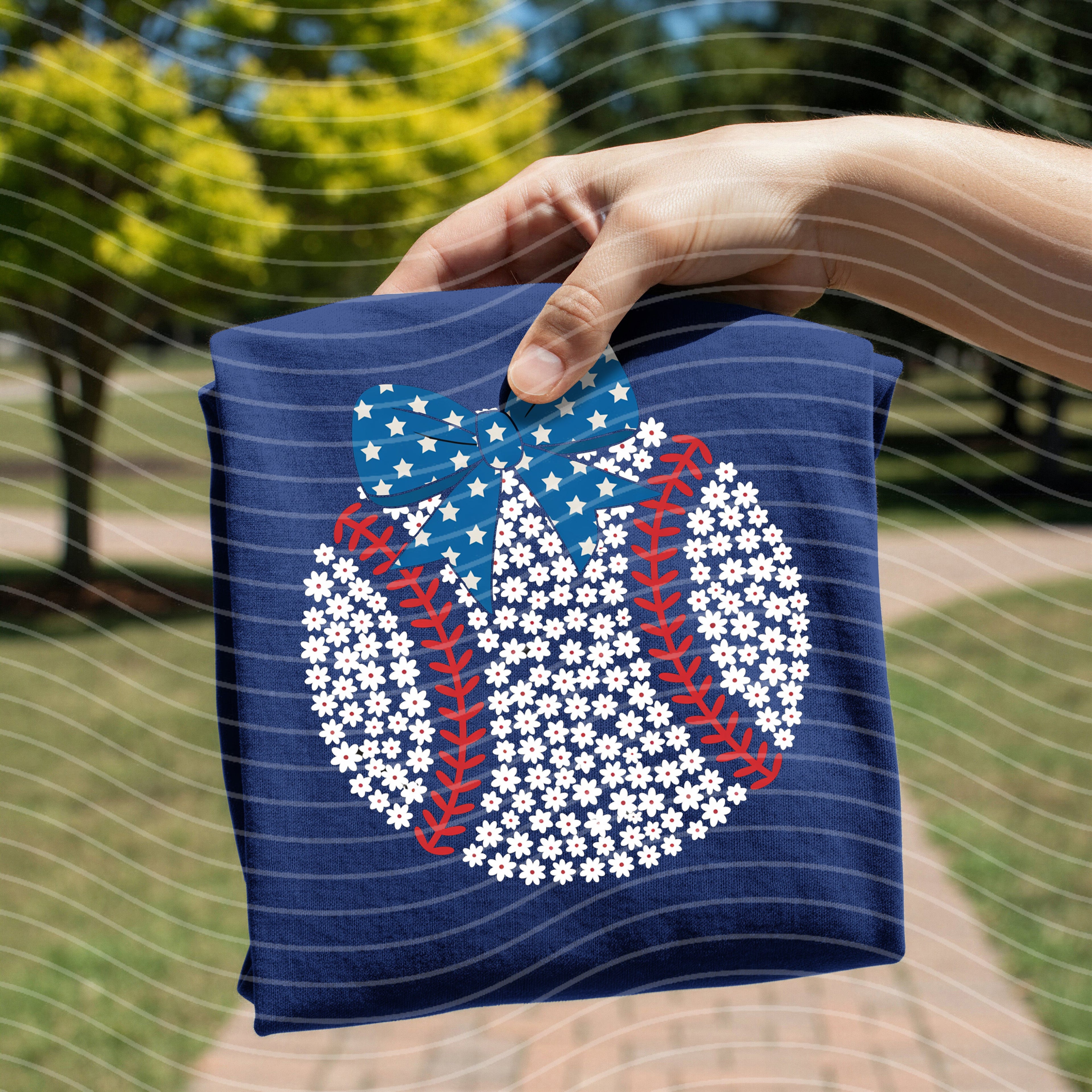 Floral Baseball Graphic Tee