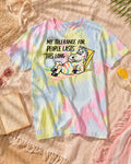 My Tolerance for People Lasts This Long Graphic Tee
