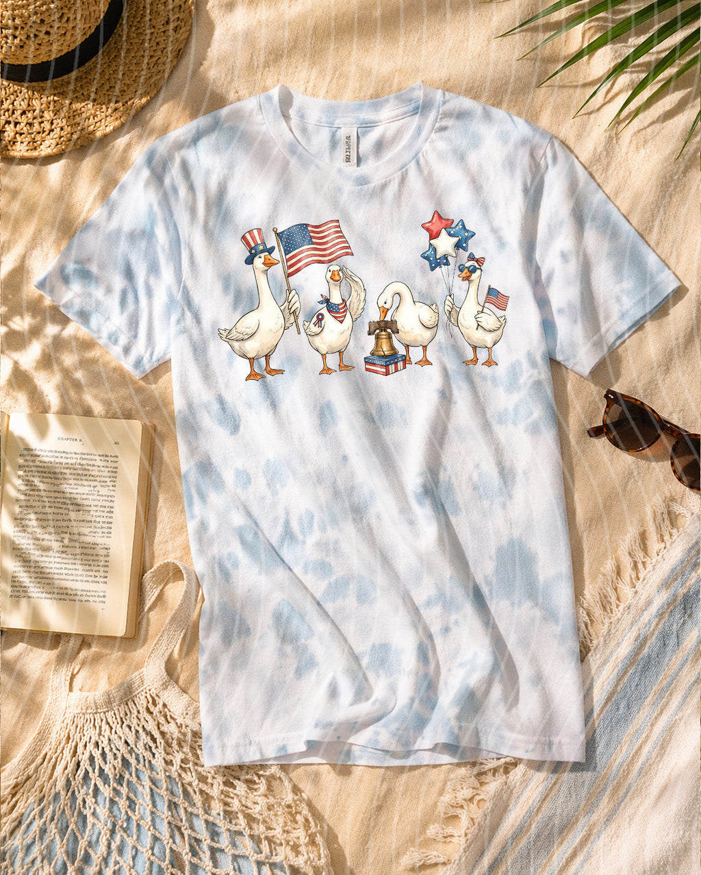 USA Geese Graphic Tee