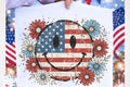 Flag Smiley Graphic Tee