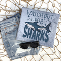 Watch Out for Sharks Graphic Tee