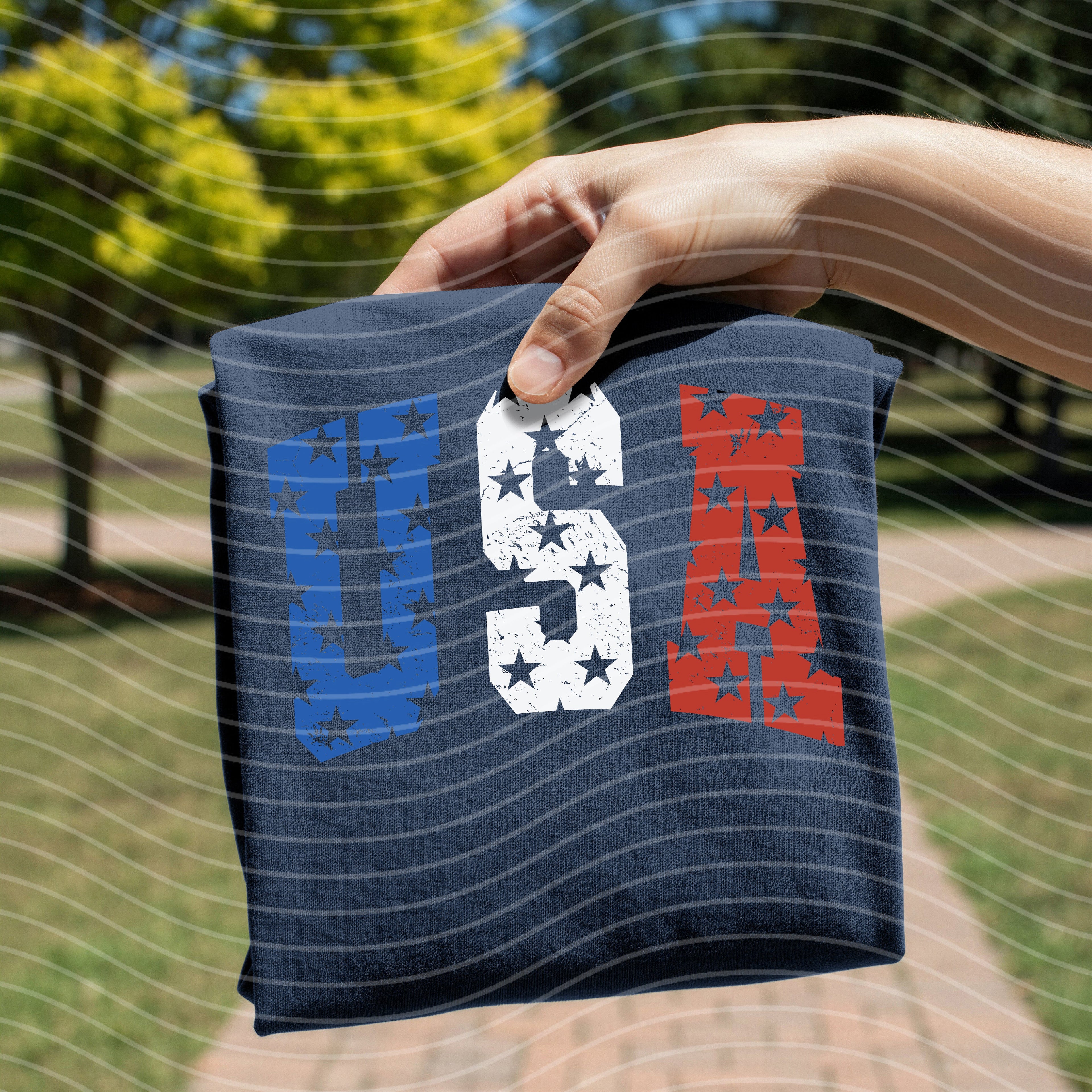 USA Stars Graphic Tee