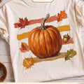 Pumpkin Stripes Graphic Tee