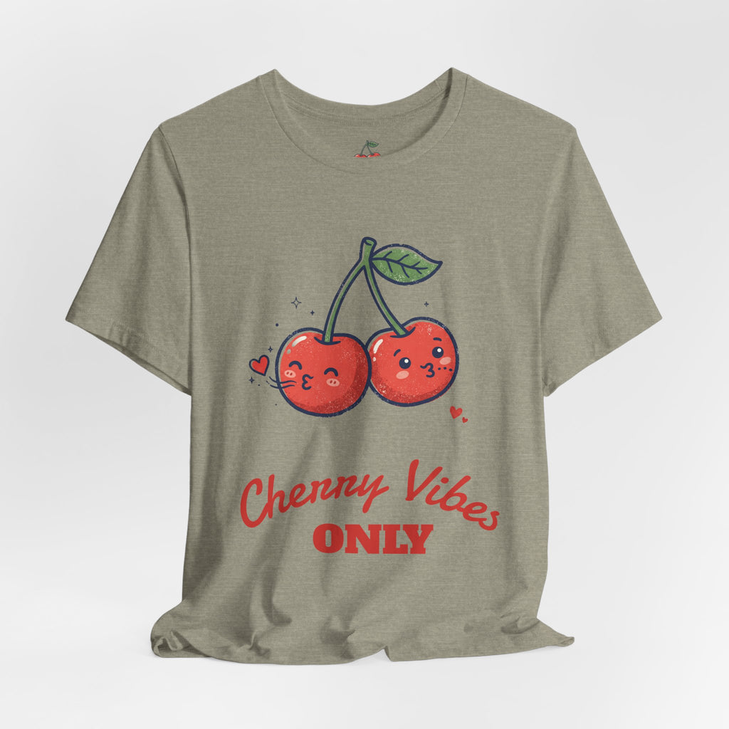 Cherry Vibes Only Tee | Cute Kawaii Cherries Shirt