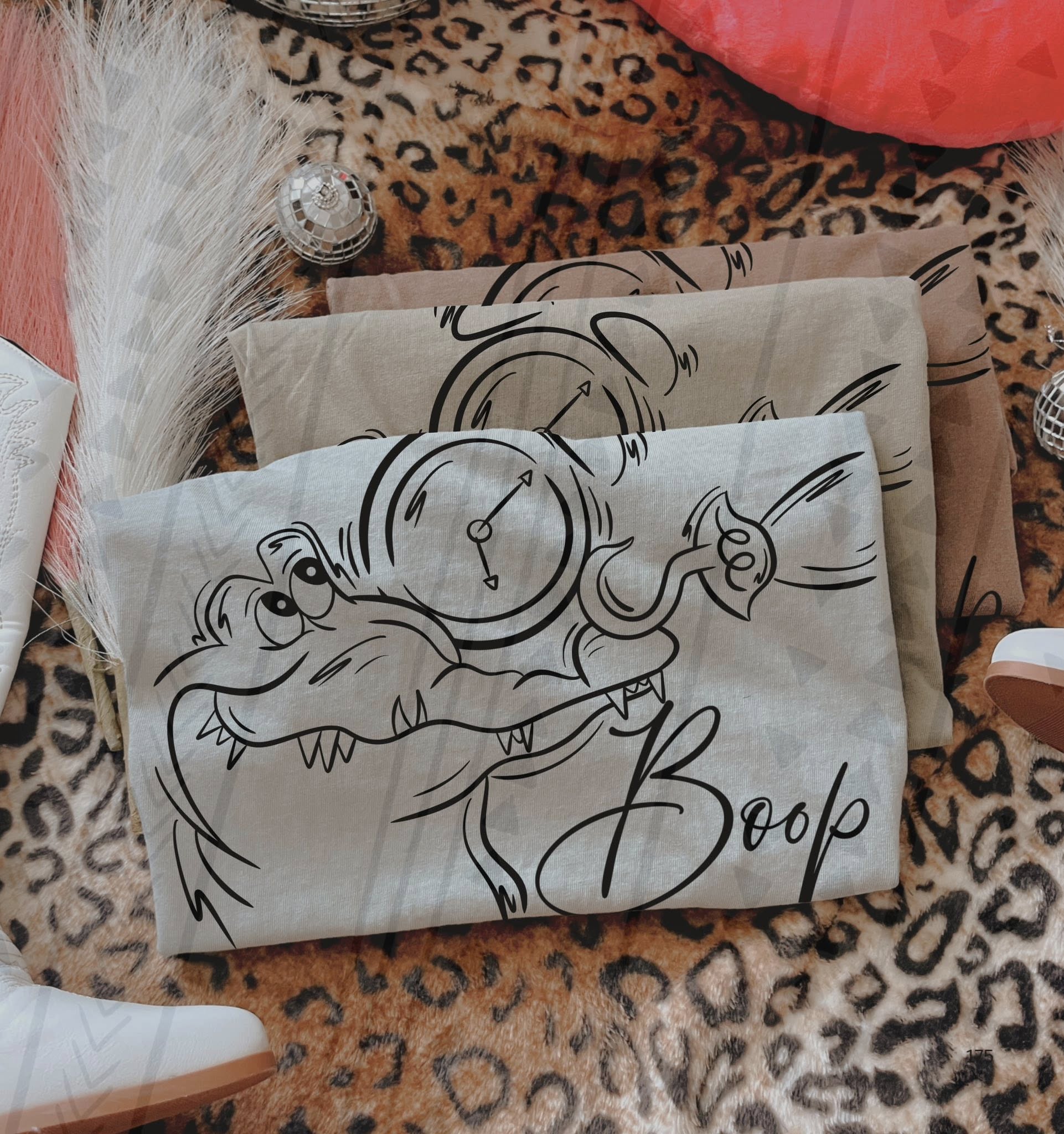 Boop Crocodile Graphic Tee