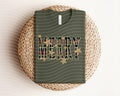 Merry Plaid Graphic Tee