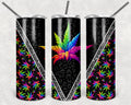 Rainbow Leaf 20 oz Skinny Tumbler