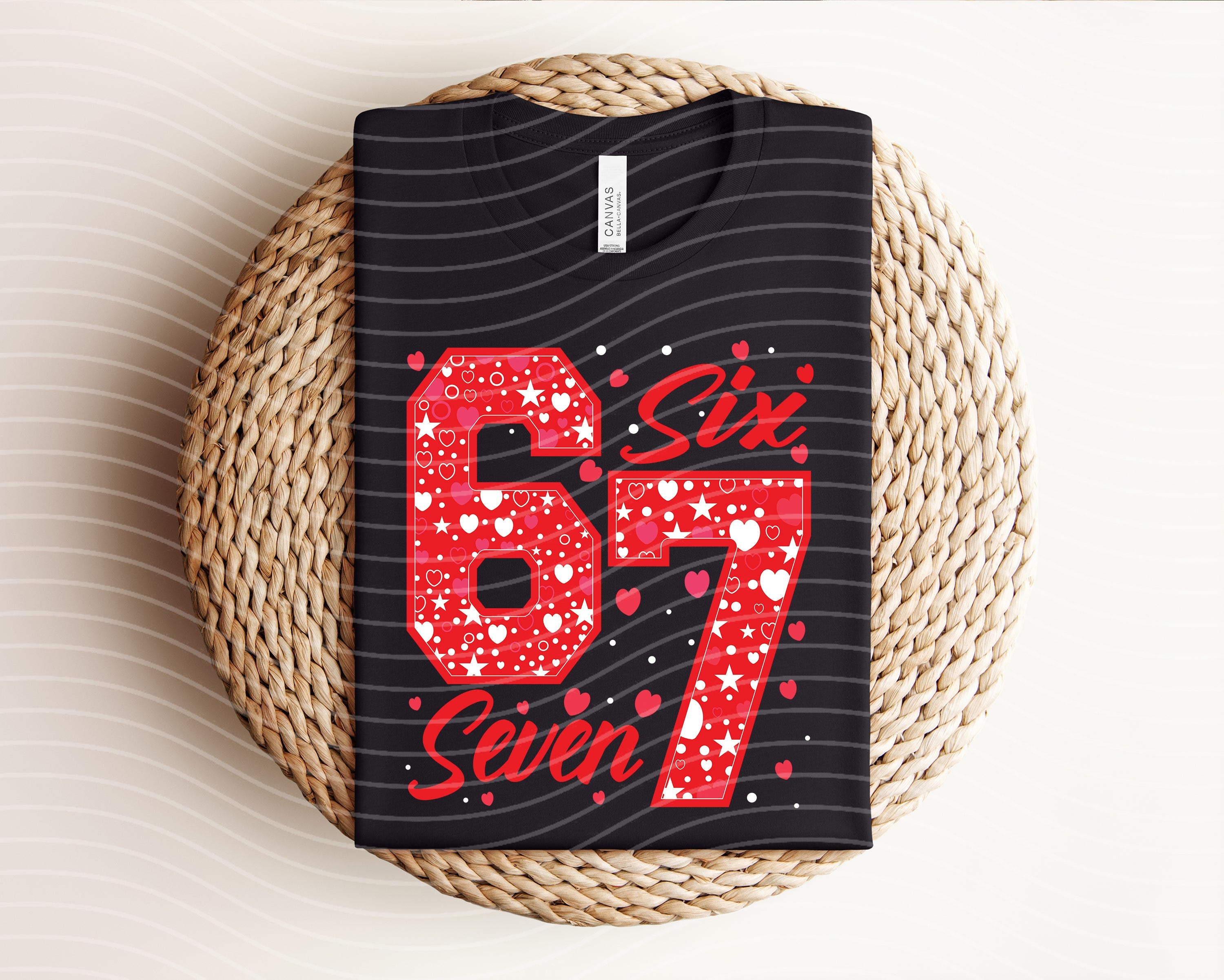6 7 Love Graphic Tee