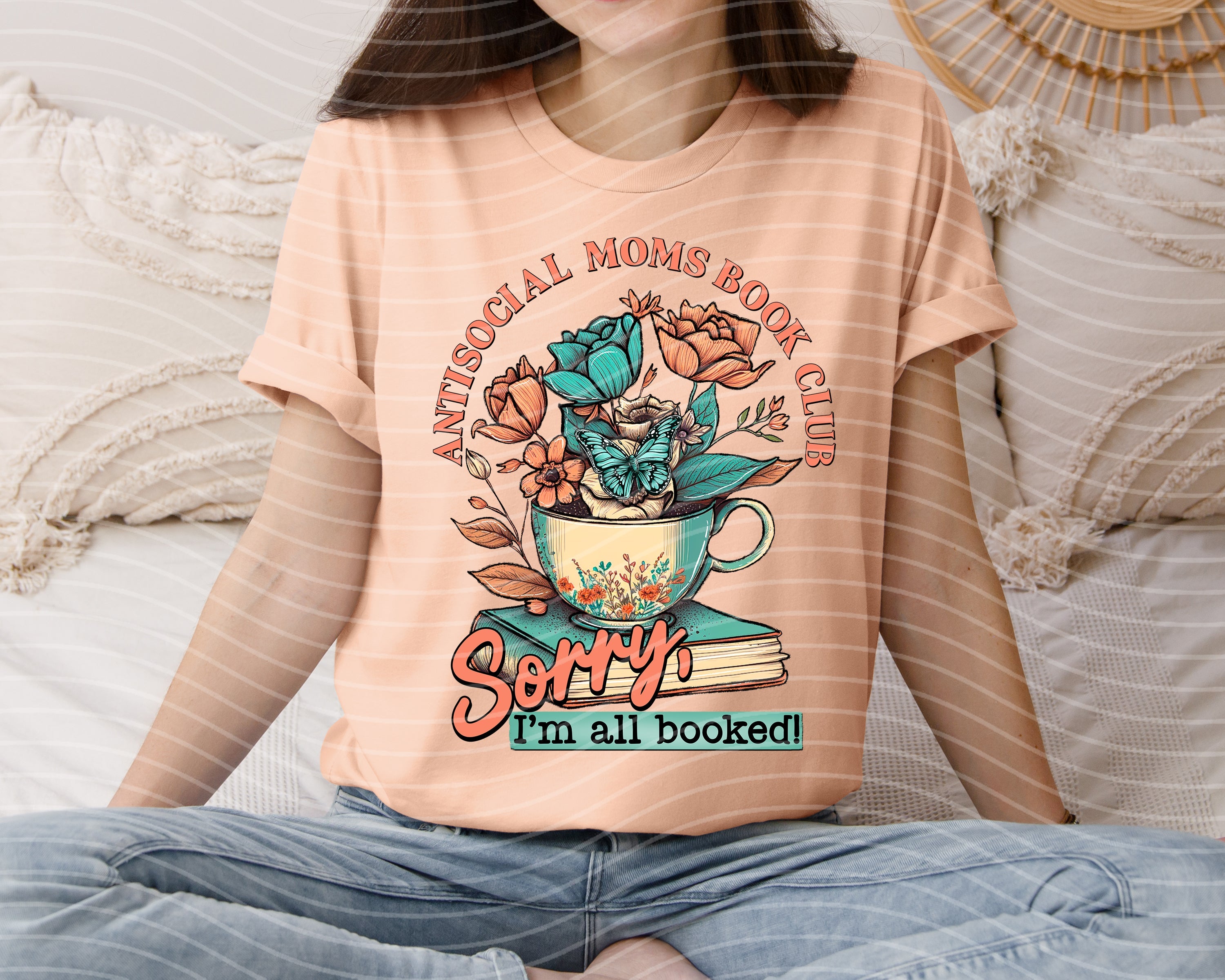 Antisocial Moms Book Club Graphic Tee