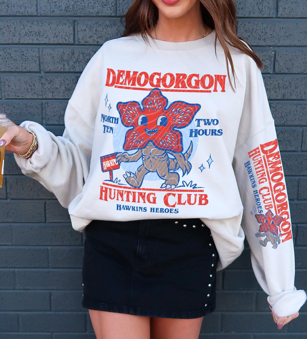 Demogorgon Hunting Club Graphic Tee