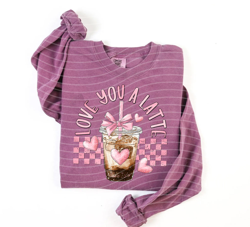 Love You a Latte Graphic Tee