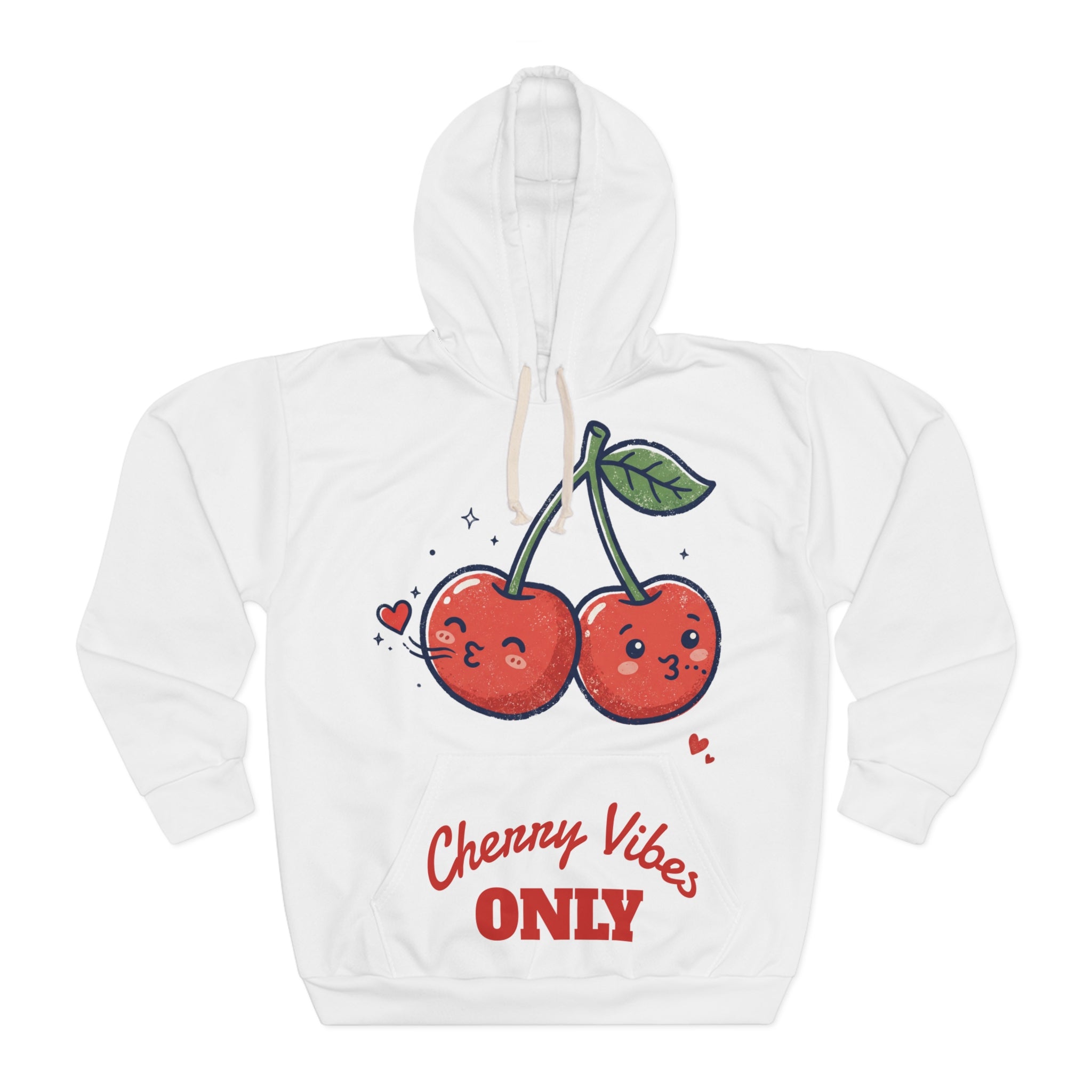 Cherry Vibes Hoodie — Cute Kawaii Cherries Pullover