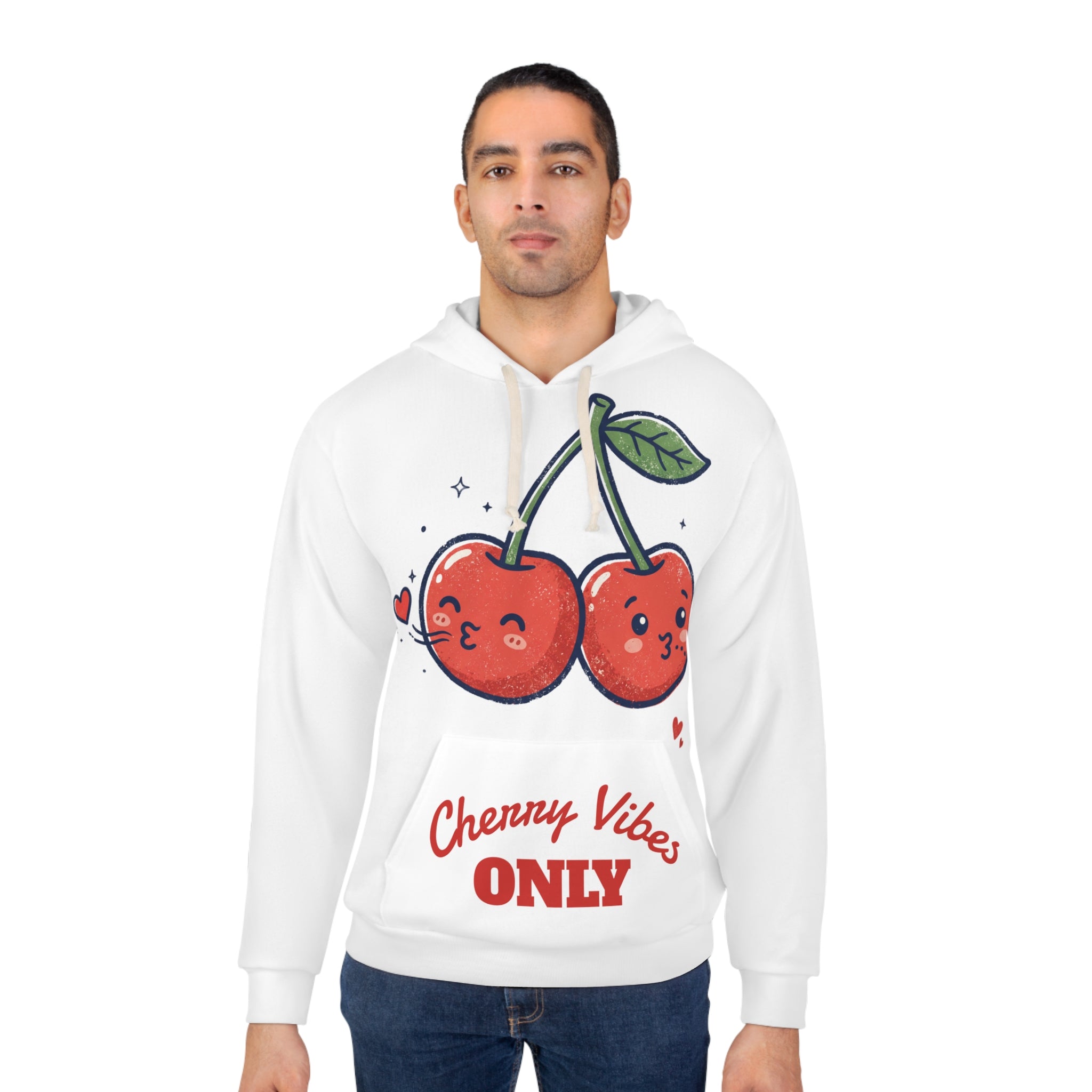 Cherry Vibes Hoodie — Cute Kawaii Cherries Pullover