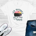 Go Outside Worst Case Scenario a Mosquito Bites You Graphic Tee
