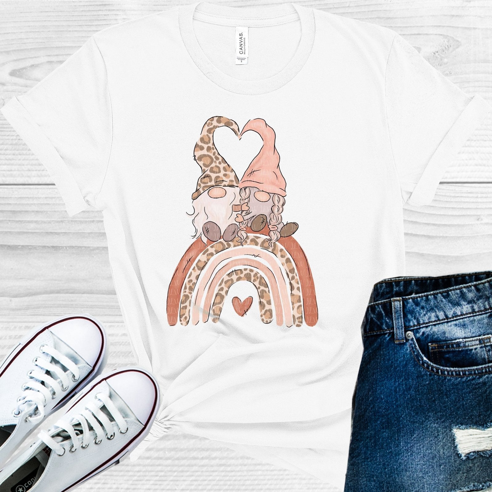 Valentine Gnomes Graphic Tee