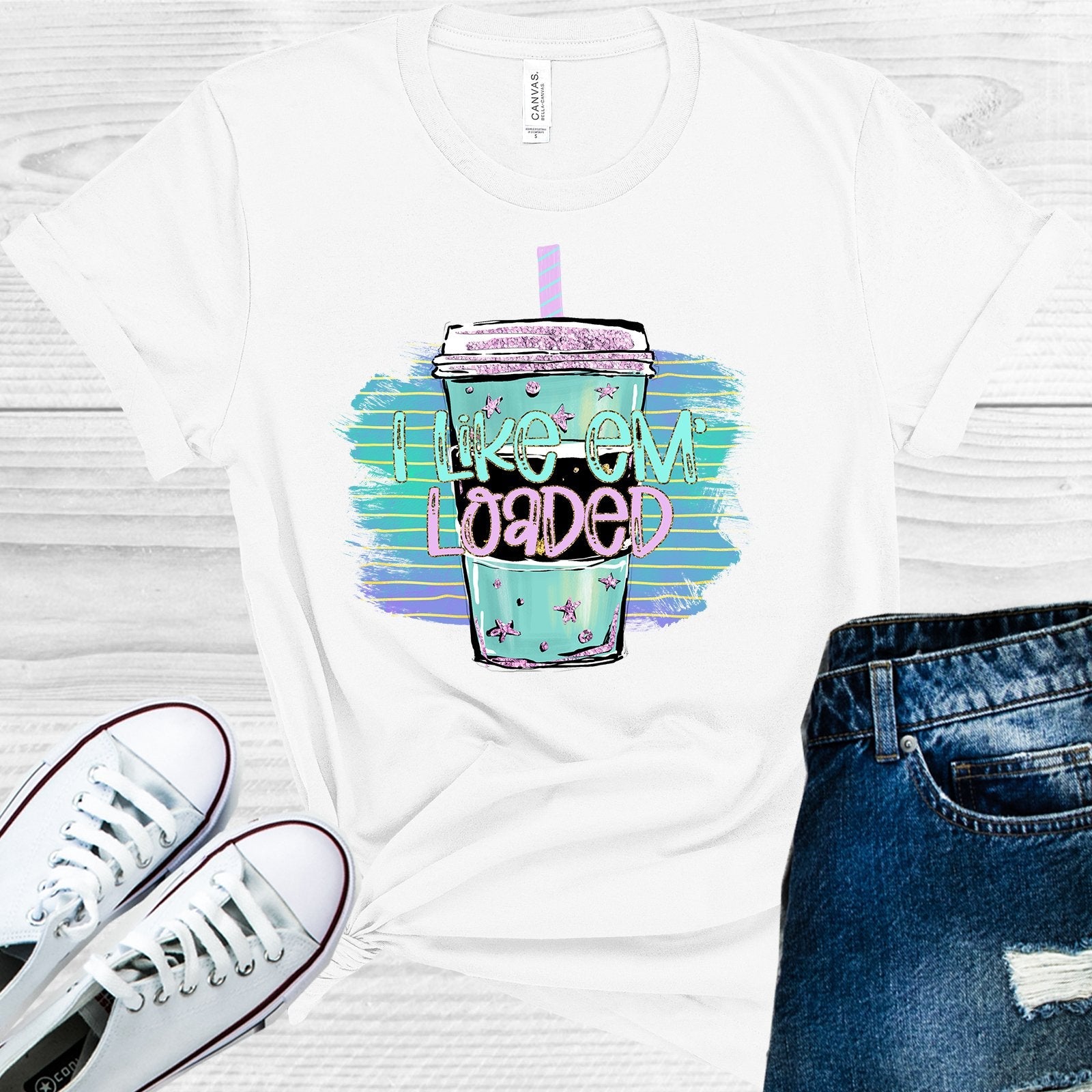 I Like Em Loaded Graphic Tee