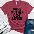 Wife Mother Cat Lover Graphic Tee