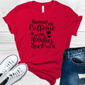 Running on Caffeine and Holiday Spirit Graphic Tee