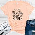 True Love Was Born in a Stable Graphic Tee