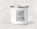 Hot Cocoa Christmas Movies Mistletoe Santa Rudolph Mug