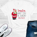 Santa Why You Be Judgin #notnice Graphic Tee