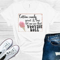 Cotton Candy Sweet and Low Let Me See That Tootsie Roll Graphic Tee