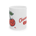 Cherry Vibes Mug — Cute Kawaii Cherry Ceramic Coffee Cup (11oz & 15oz)