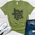 Love Made Me and Jesus Saved Me Graphic Tee