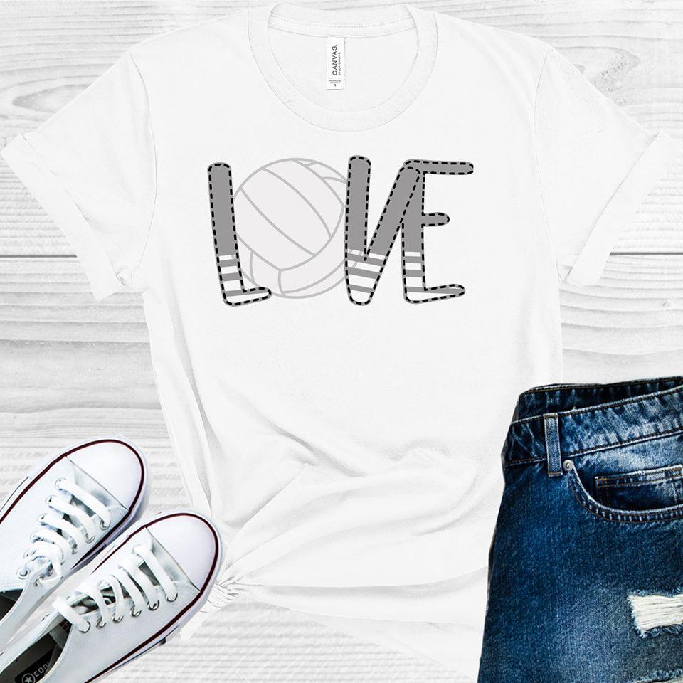 Love Volleyball Graphic Tee