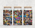 90s TV Shows 16 oz Glass Can