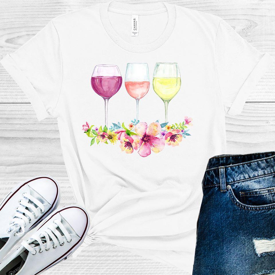 Wine Glasses Graphic Tee