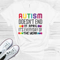 Autism Doesn't End in April Graphic Tee