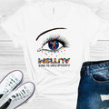Autism Seeing The World Differently Awareness Eye Graphic Tee