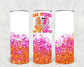 Bad B**ches Run on Coffee 20 oz Skinny Tumbler