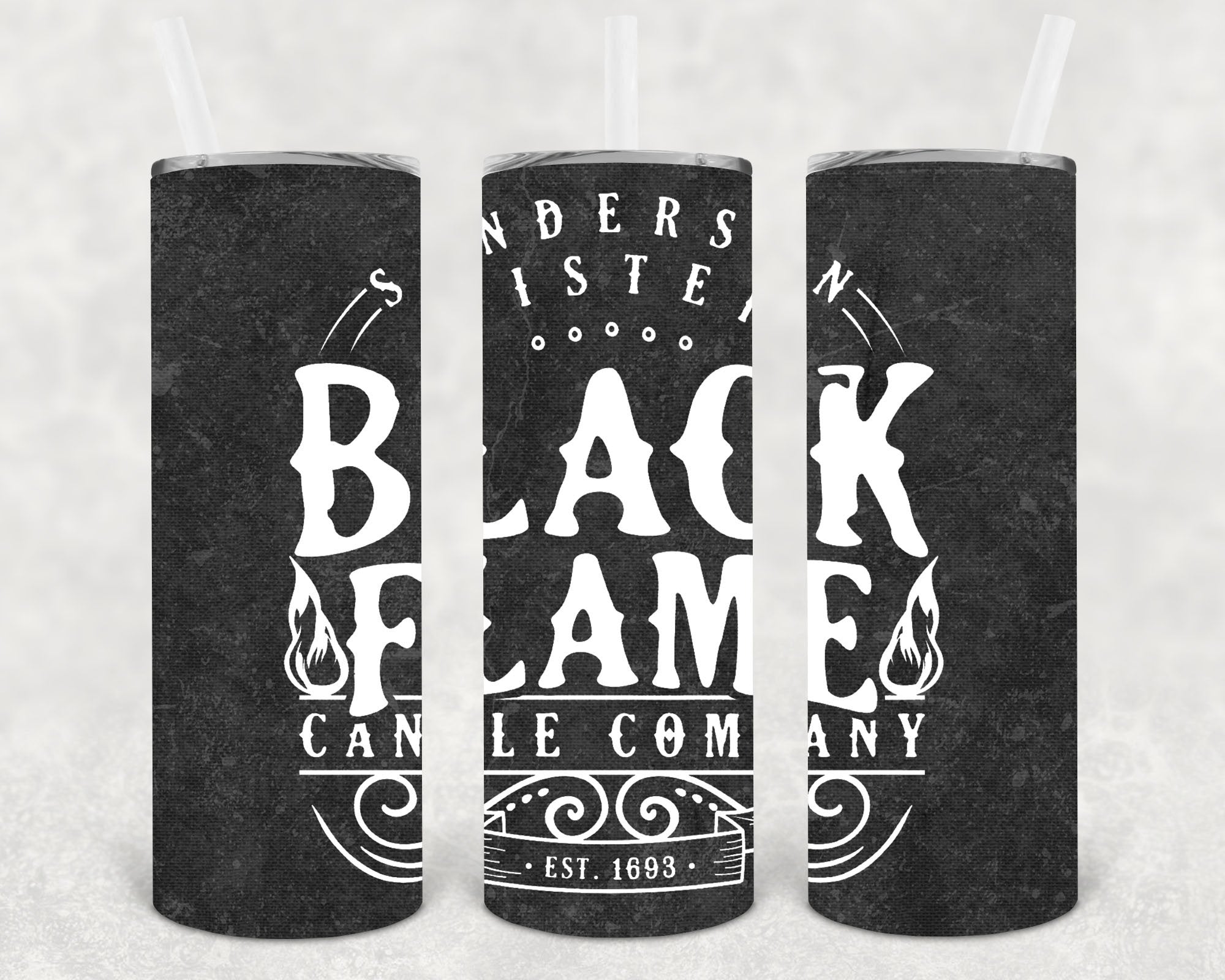 Black Flame Candle Company 20 oz Skinny Tumbler