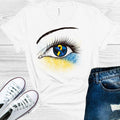Blue & Yellow Ribbon Awareness Eye Graphic Tee