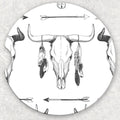 Car Coaster Set - Boho Skull